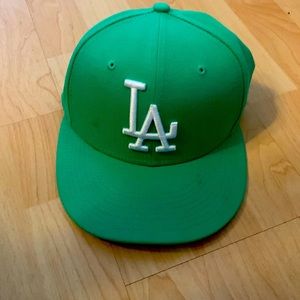 Dodgers green hate pink underside brim